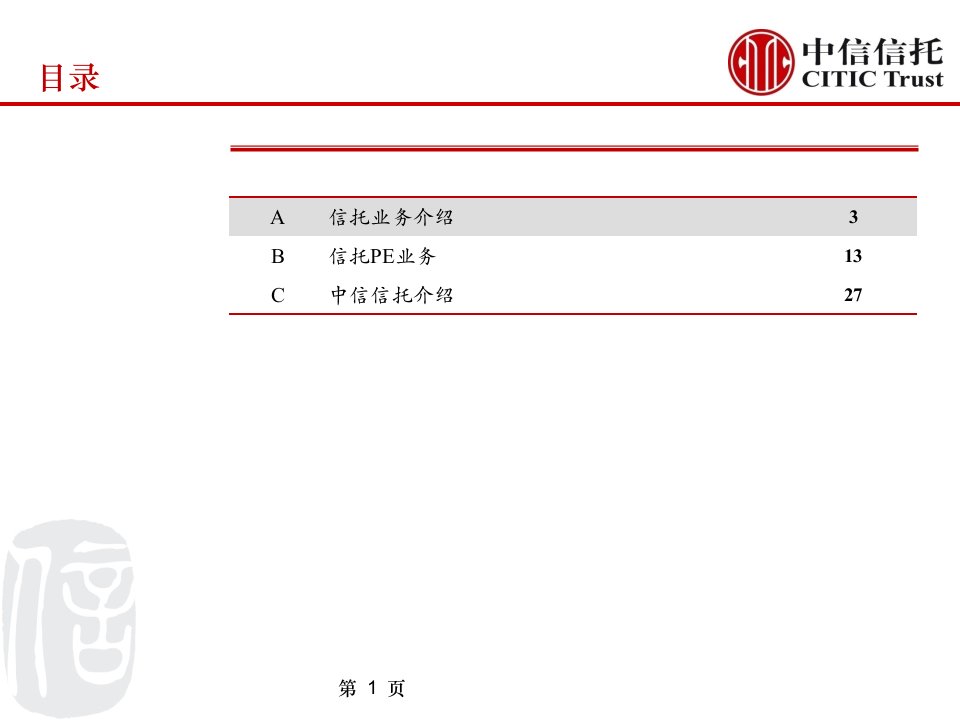 信托业务简介与实例ppt课件