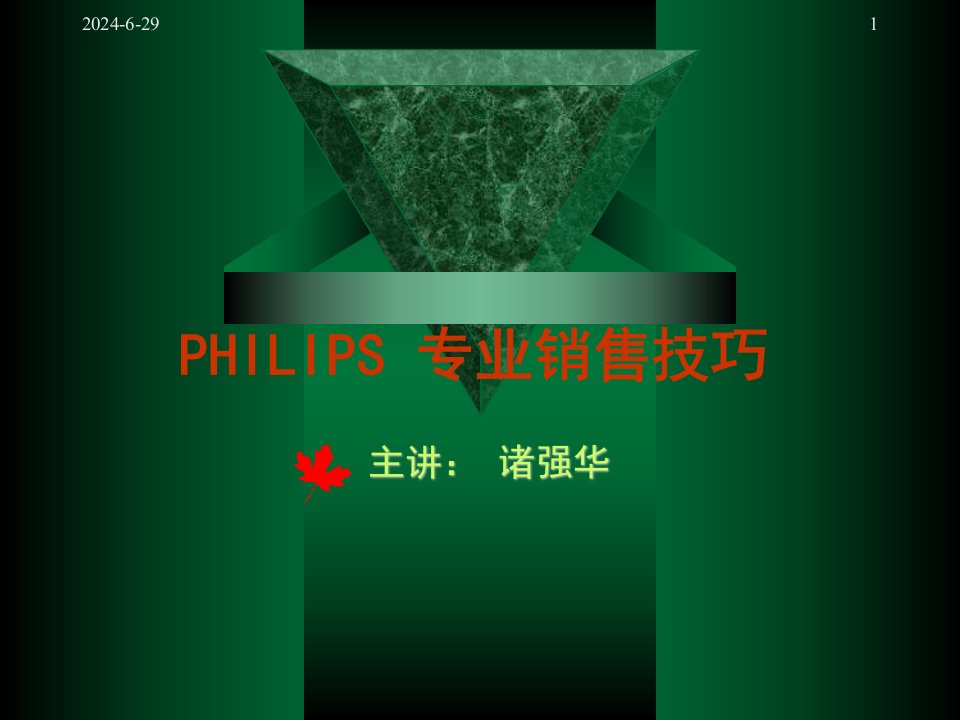 PHILIPS专业销售技巧