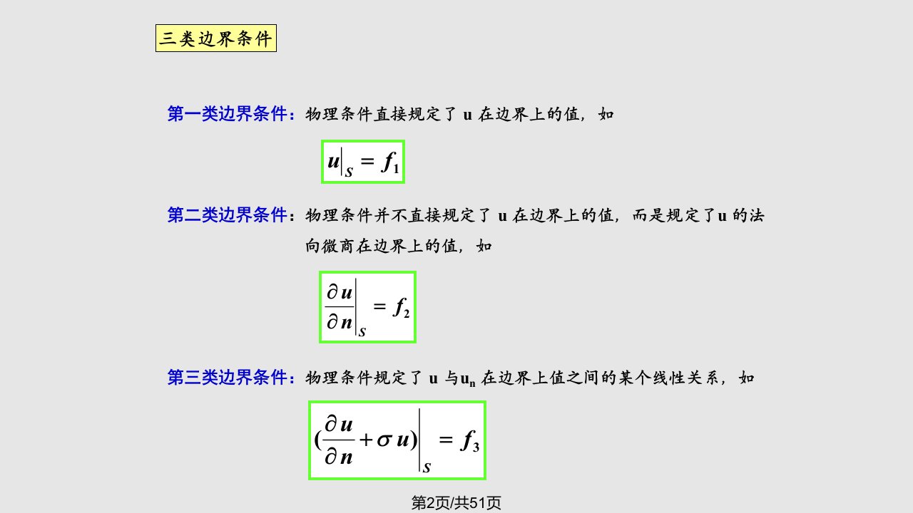 数理方程重点总结