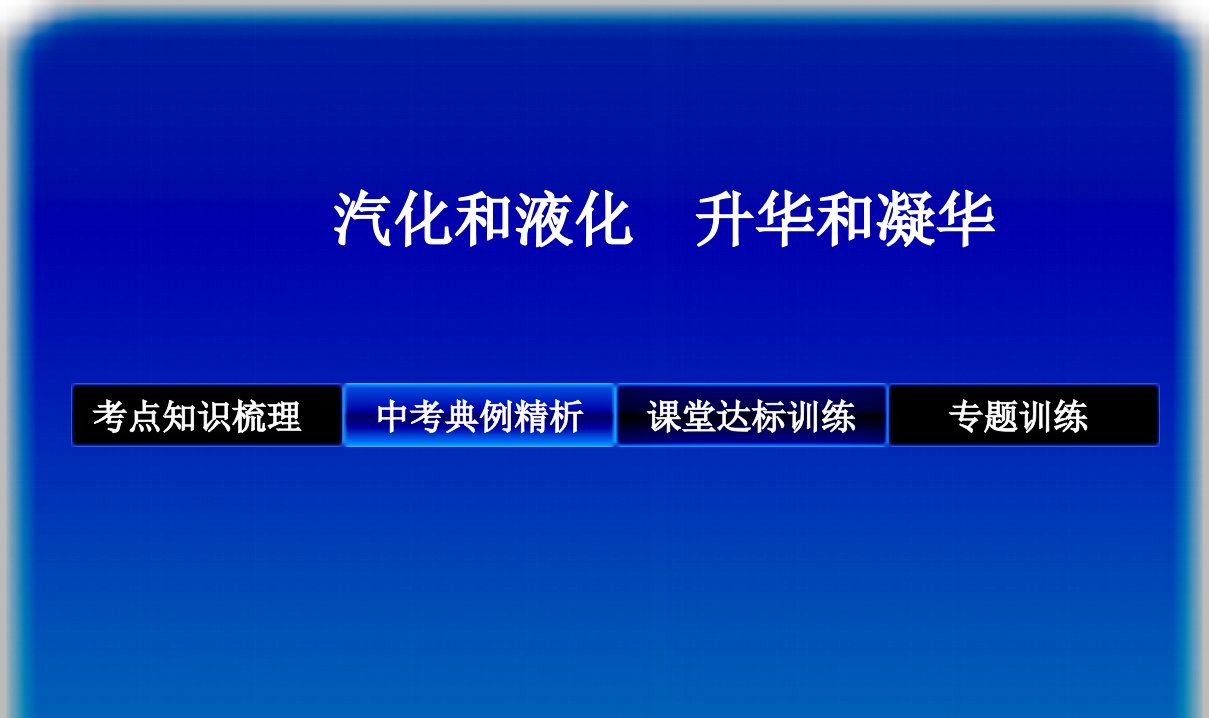 最新初中人教版八年级上册物理课件汽化和液化