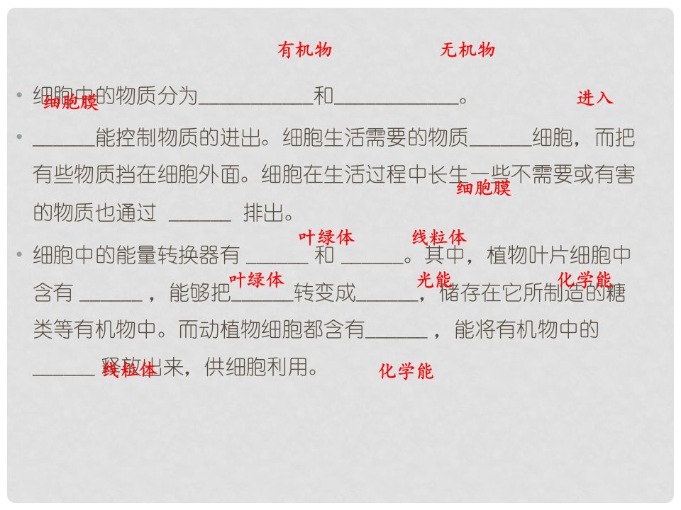 广东省汕头市七年级生物上册