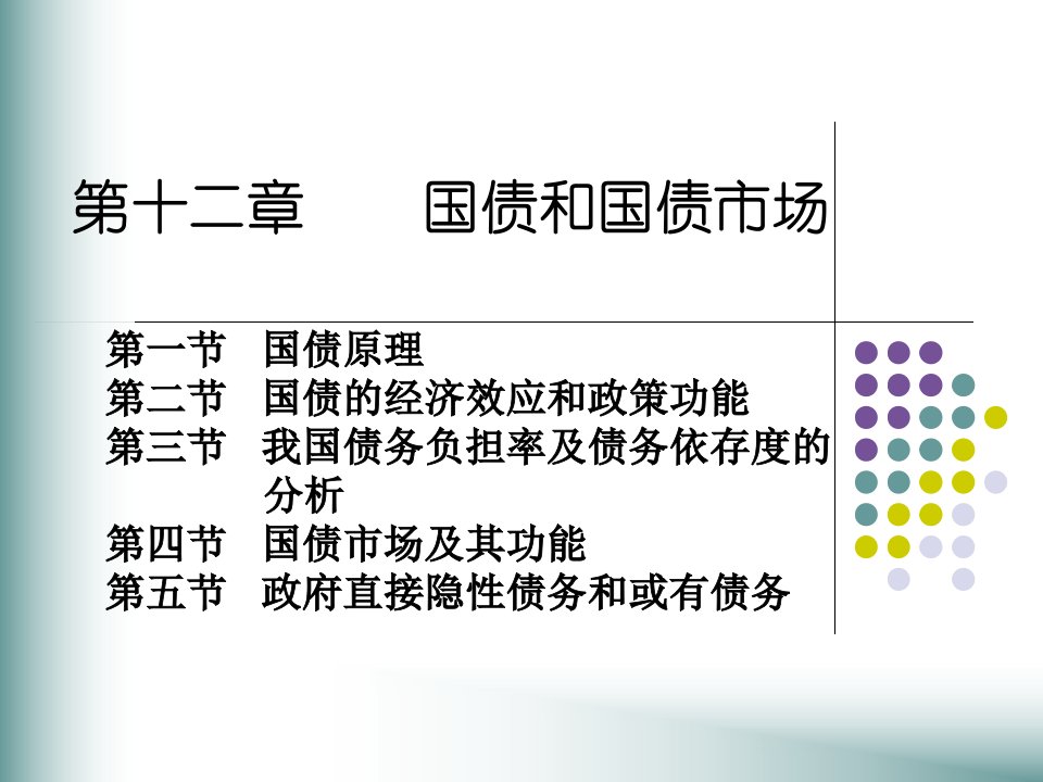 《国债及国债市场》PPT课件