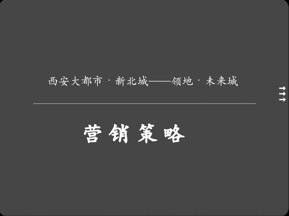 [精选]XXXX年西安大都市·新北城——领地·未来城营销策略