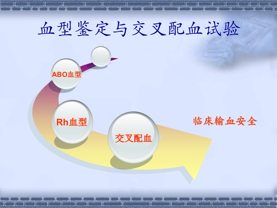 血型鉴定与交叉配血试验