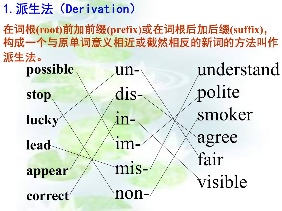 构词法PPT课件