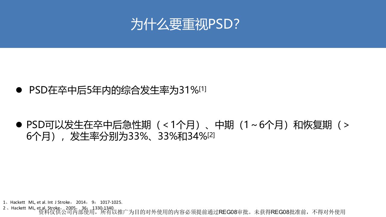 卒中后抑郁中国专家共识ppt课件