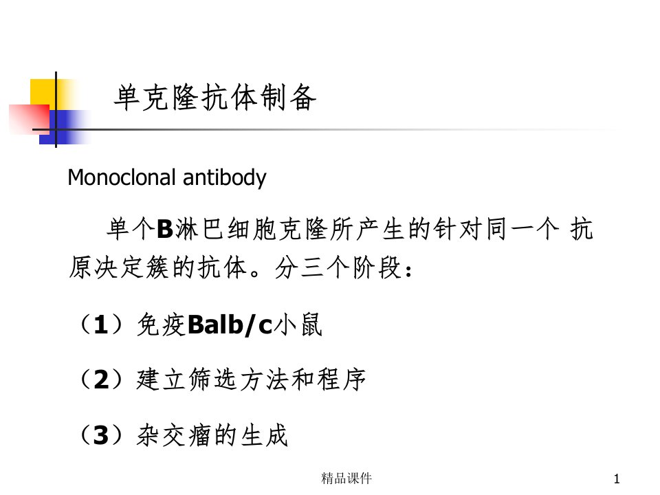 单克隆抗体制备ppt课件