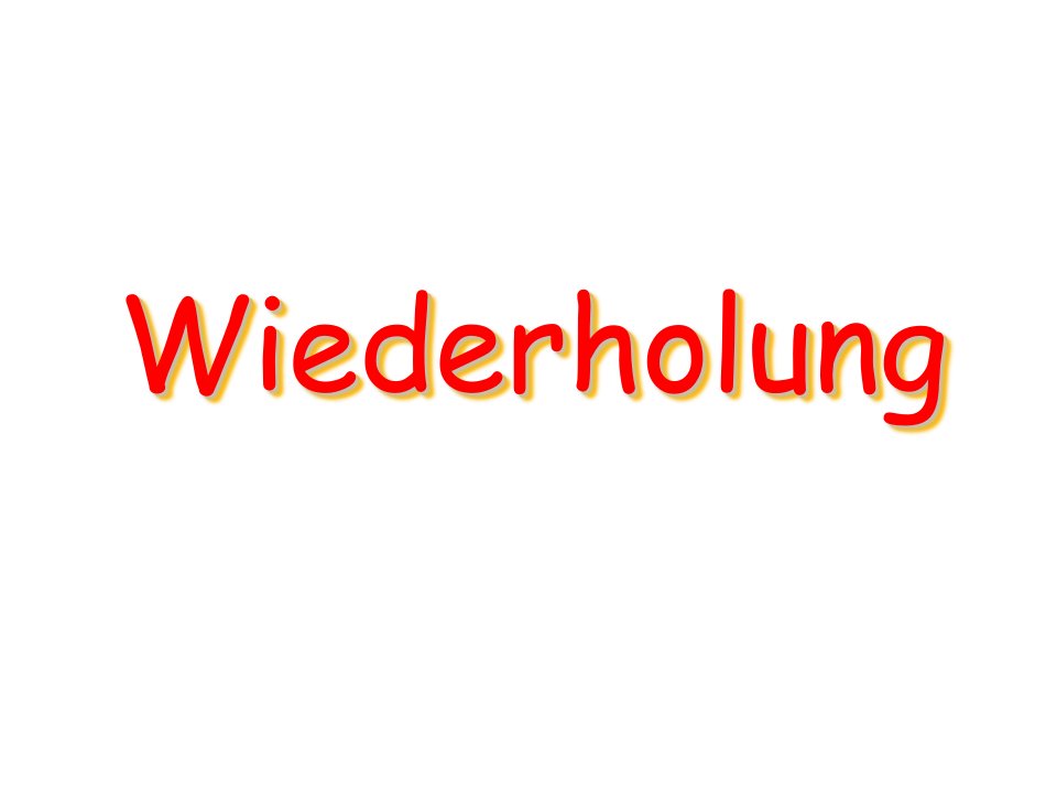 Wiederholung(1-8)