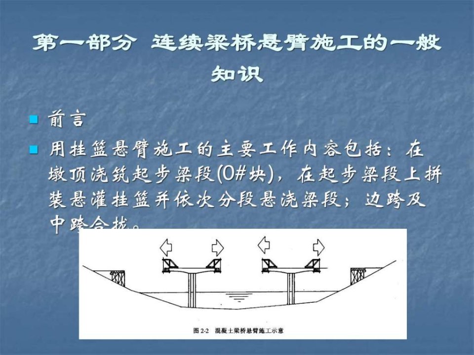 悬灌梁施工讲座稿PPT培训课件