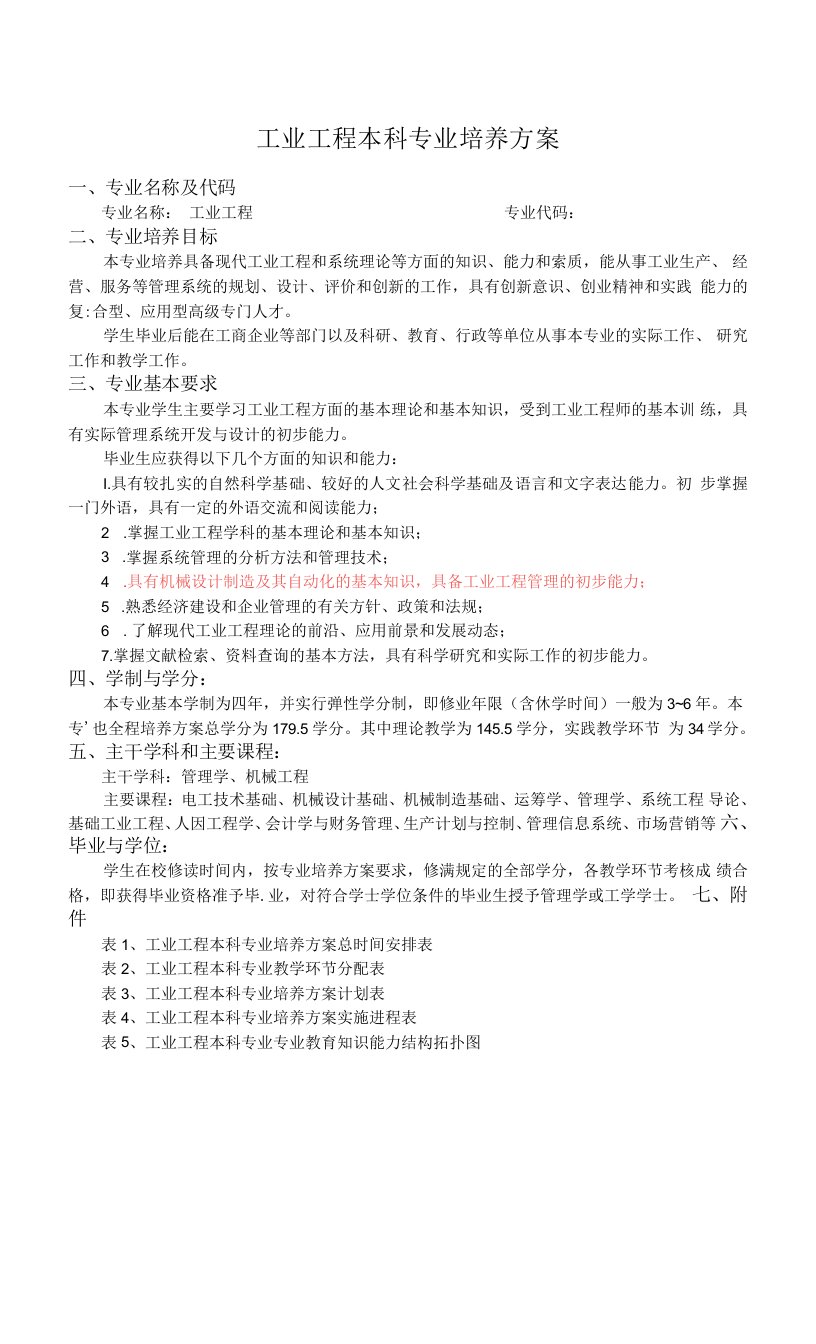 06培养方案(工业工程).doc