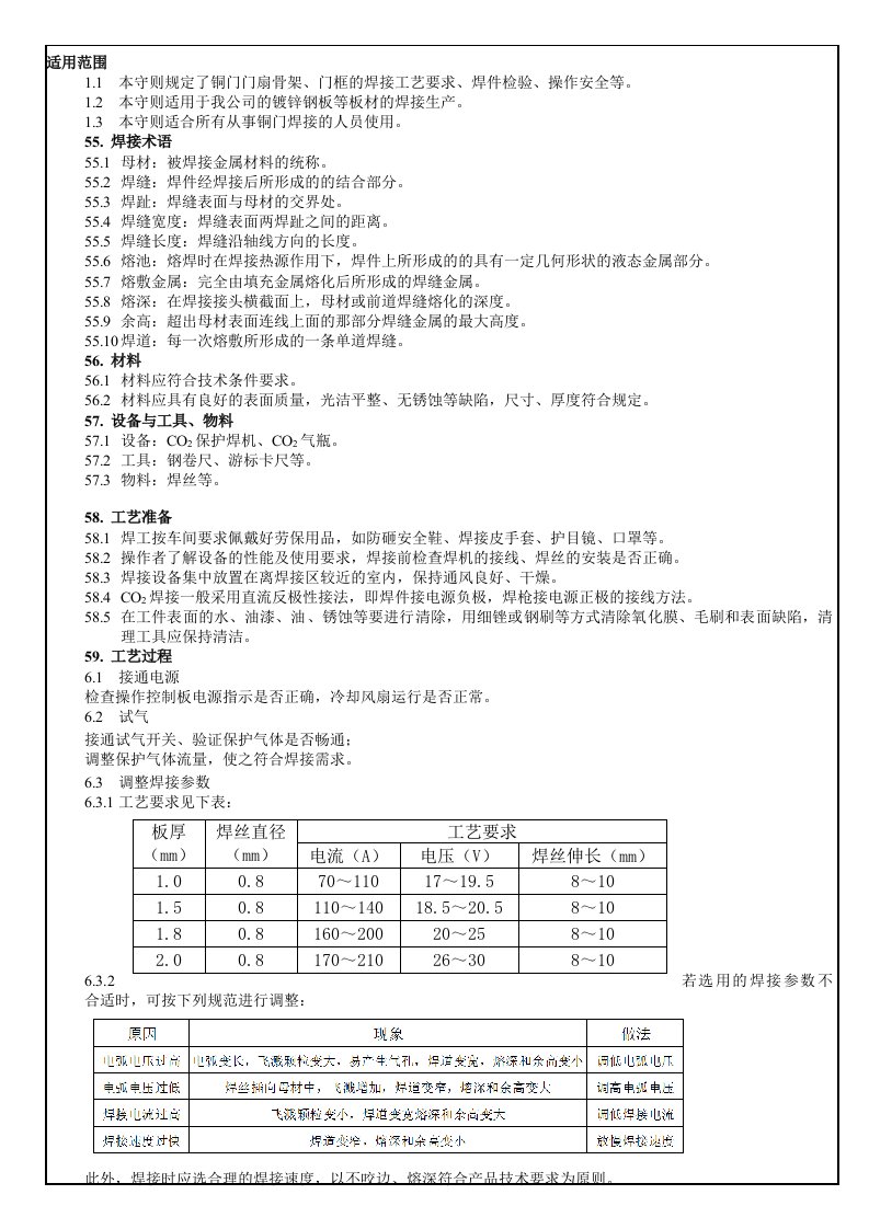 二保焊接通用工艺手册(范本)