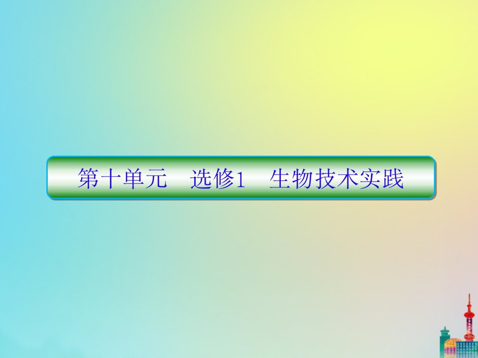 版高三生物总复习