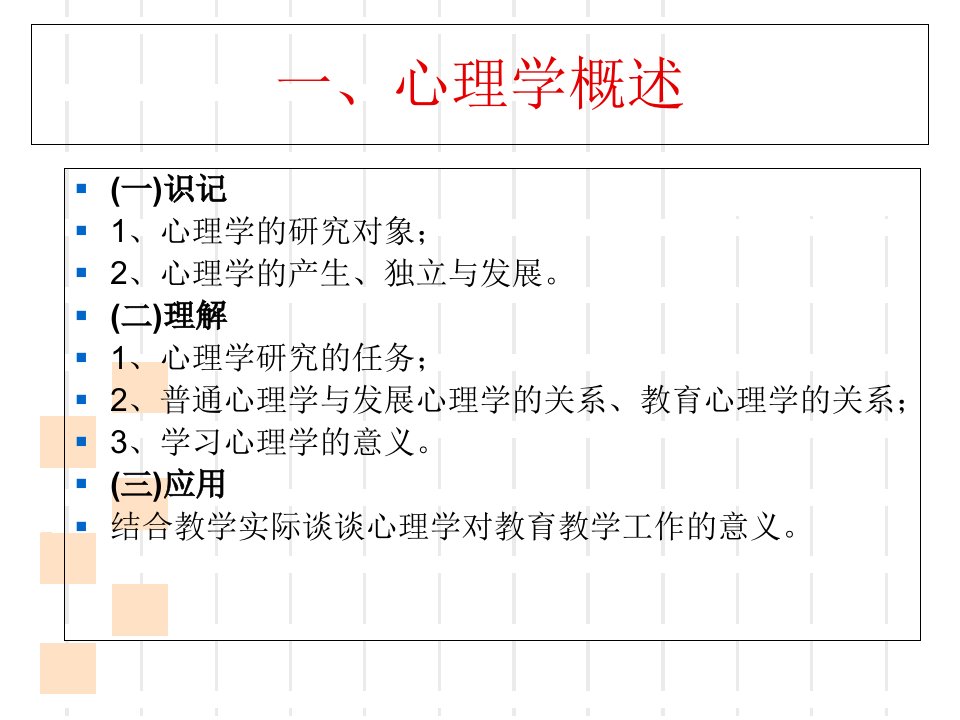 浙江省教师招聘考试心理学考试解读