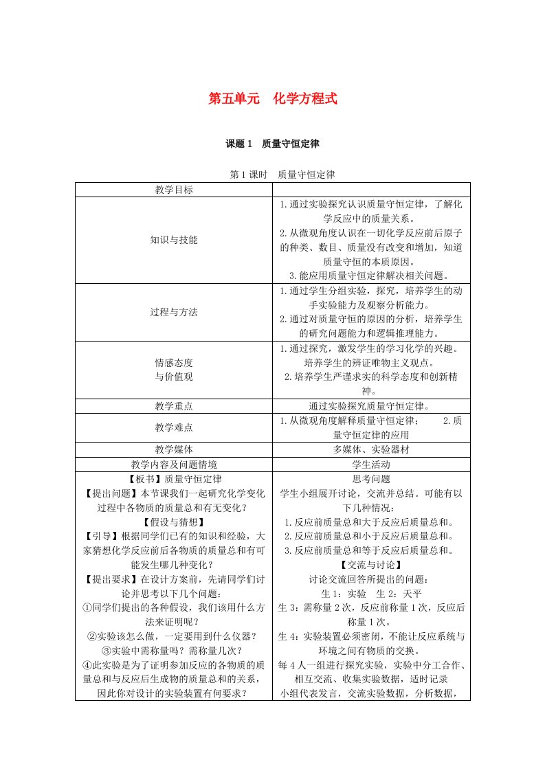 九年级化学上册