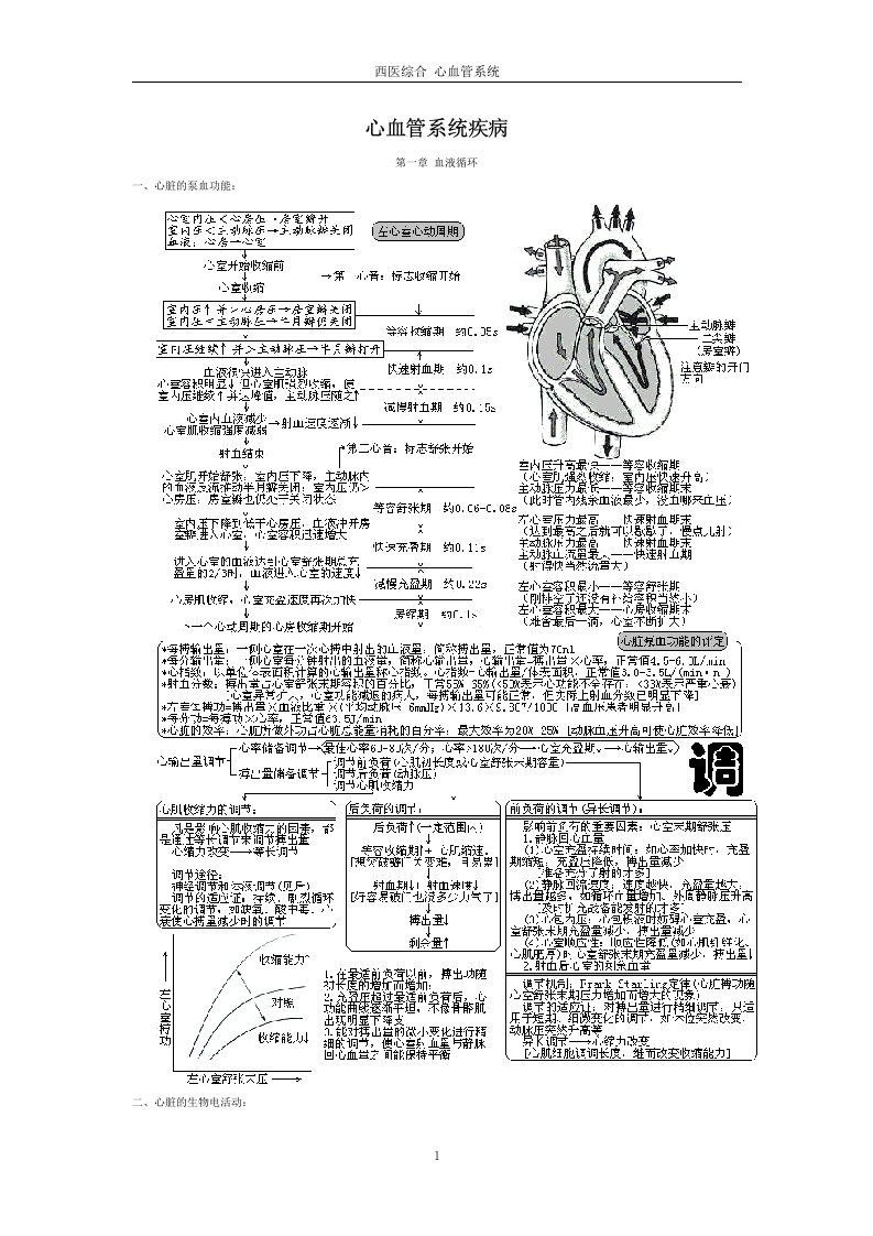 西医综合心血管系统疾病