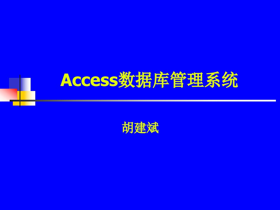 Access数据库管理系统