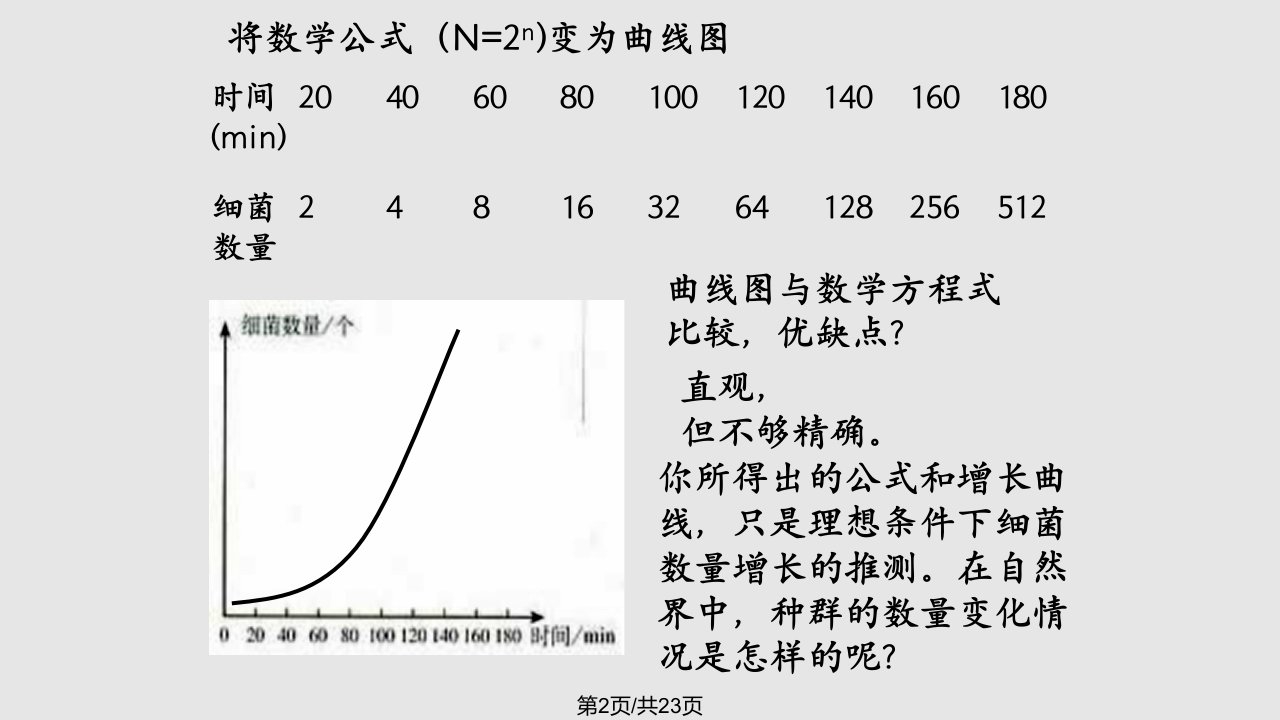 第二节种群数量的变化