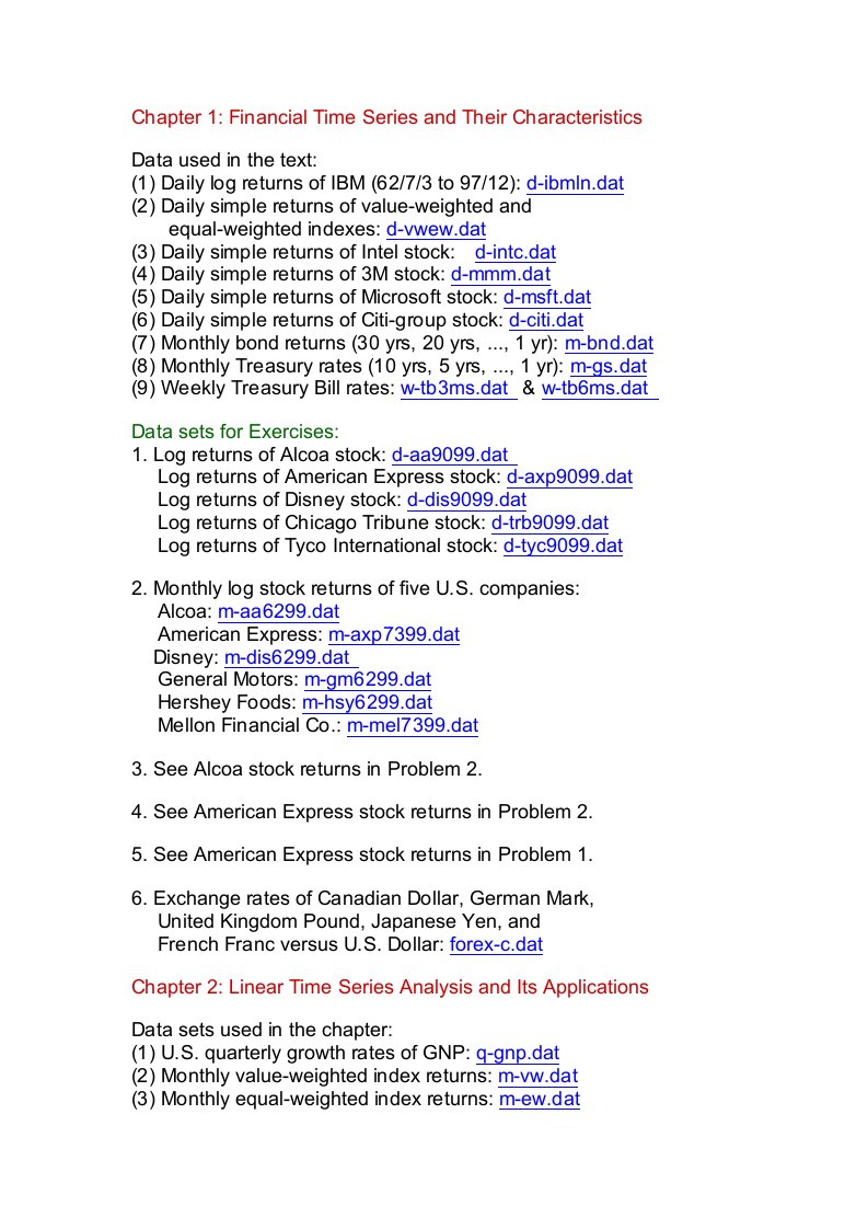 金融时间序列分析2077192236