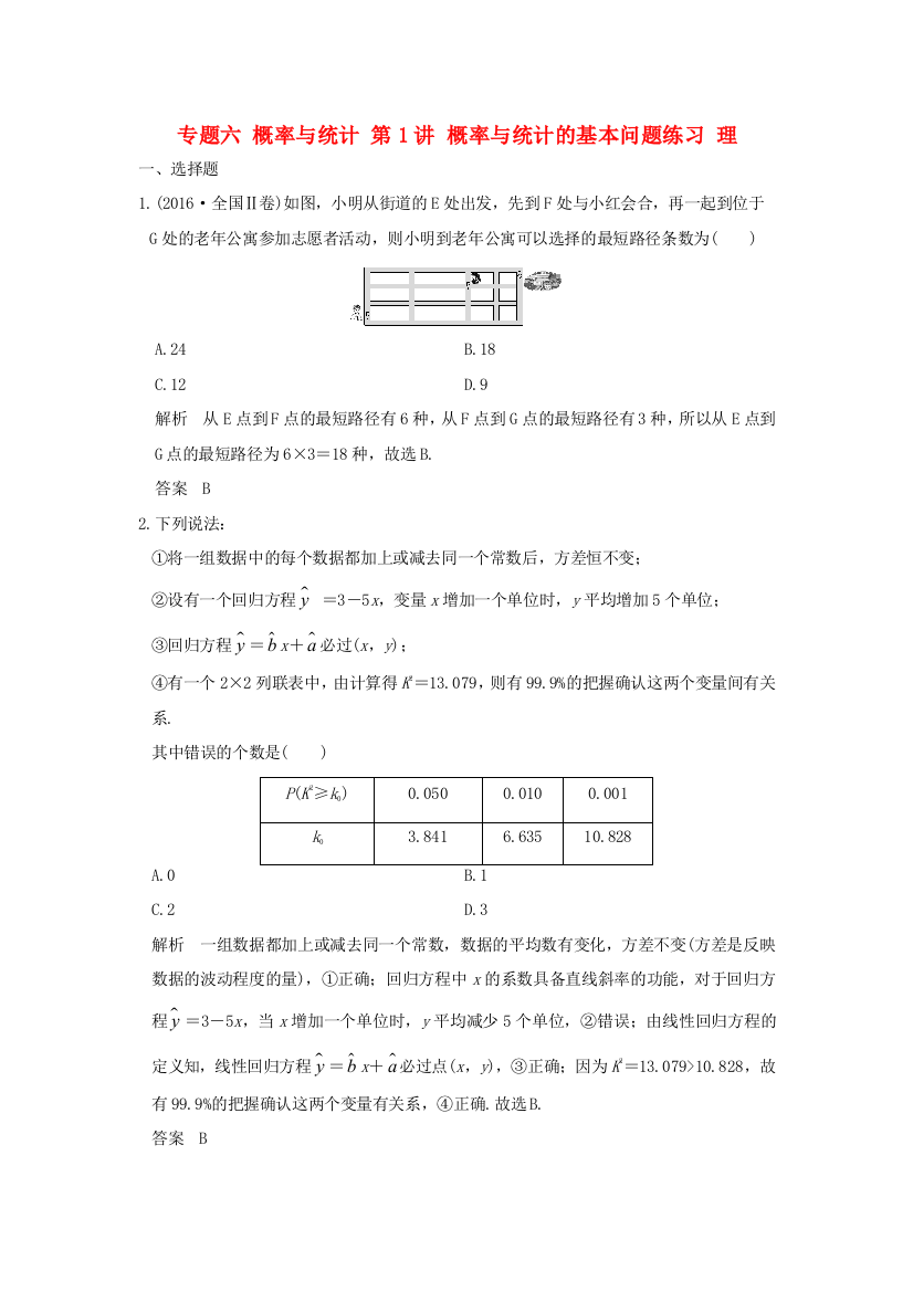 创新设计（全国通用）高考数学二轮复习