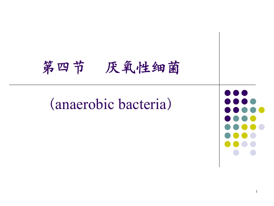 厌氧性细菌