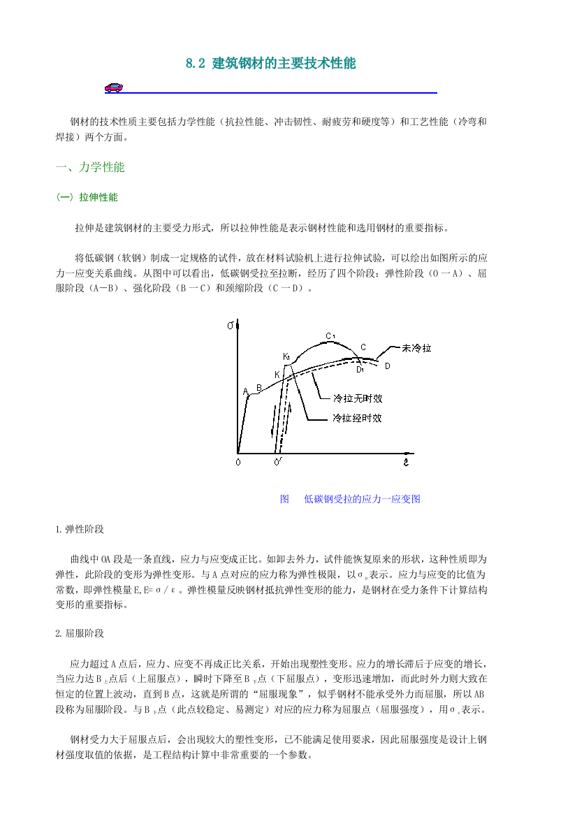 钢的主要技术性能