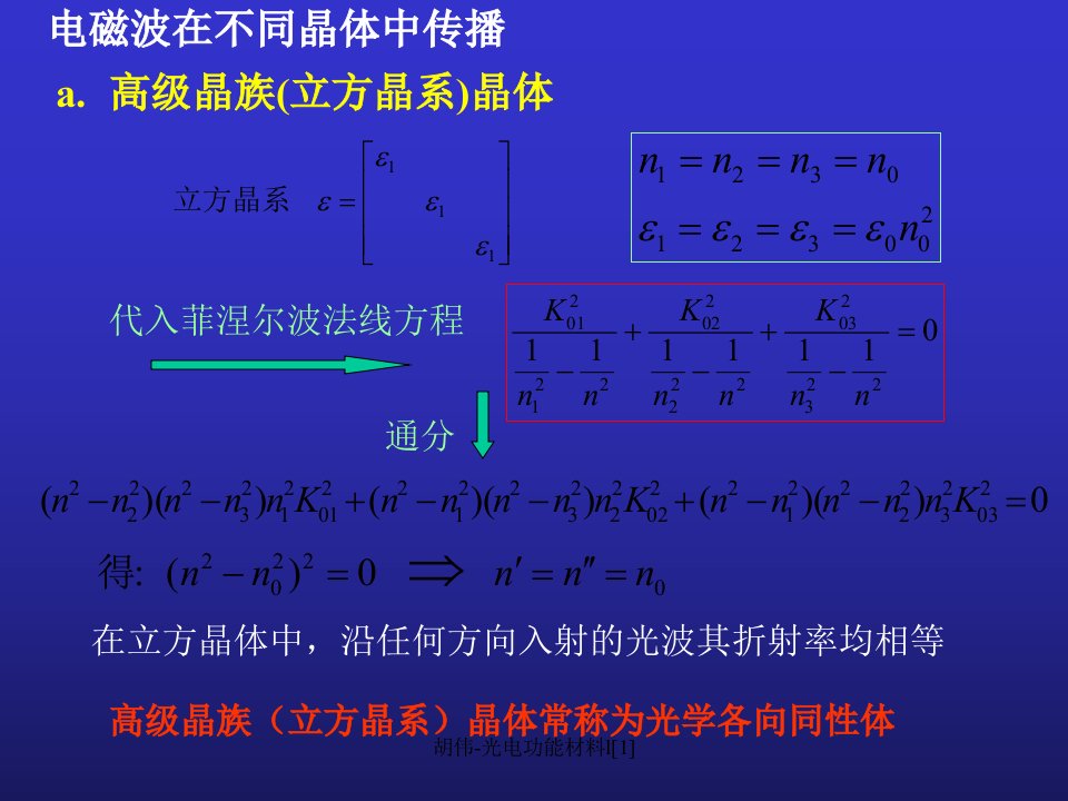 胡伟光电功能材料l1课件