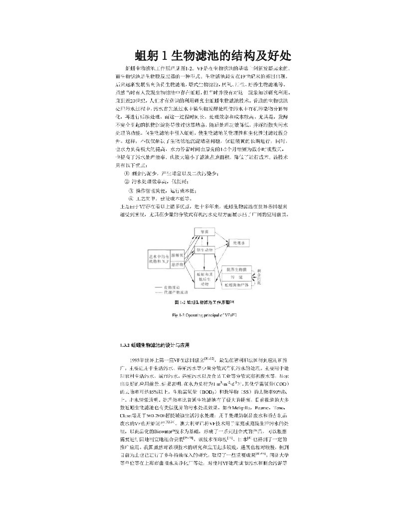 蛆躬l生物滤池的结构及好处