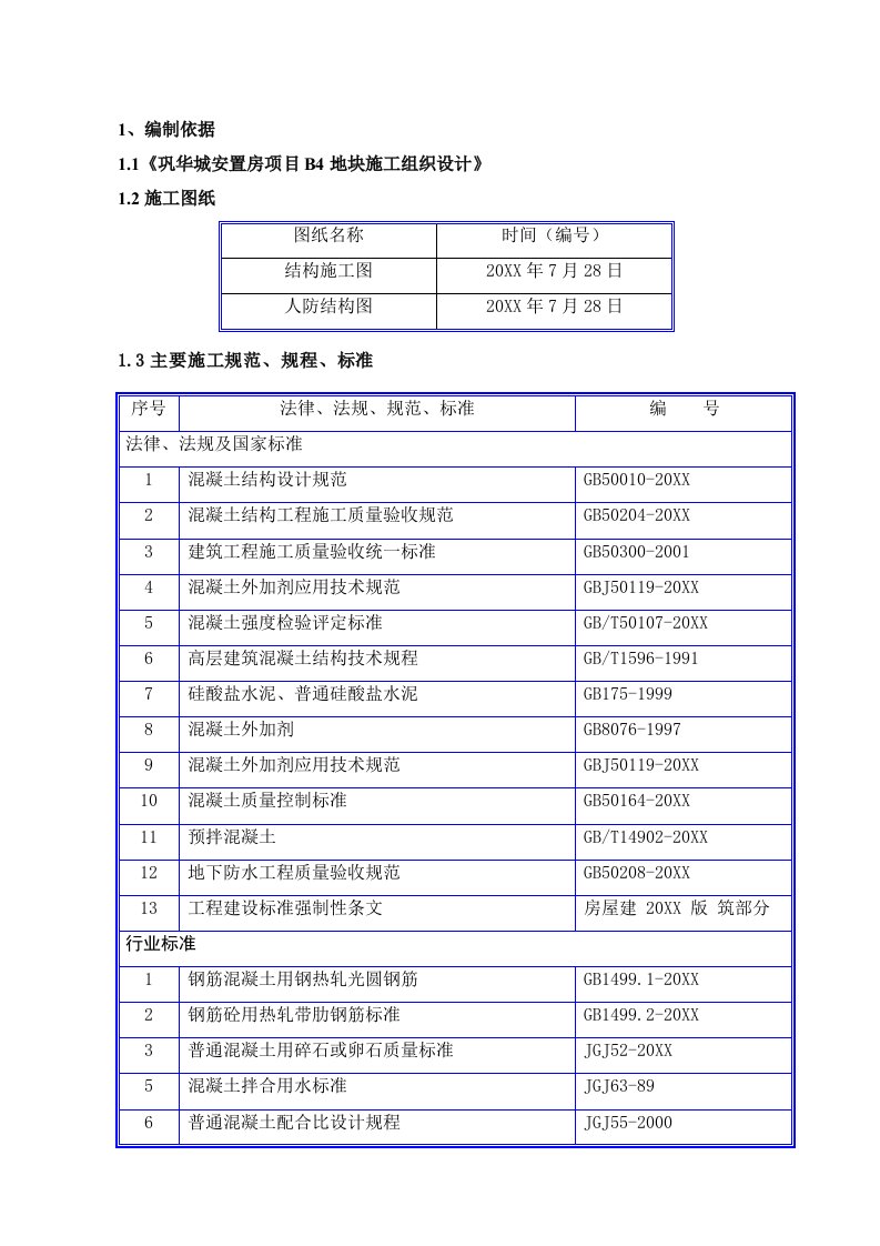 建筑工程管理-高层混凝土浇筑施工方案