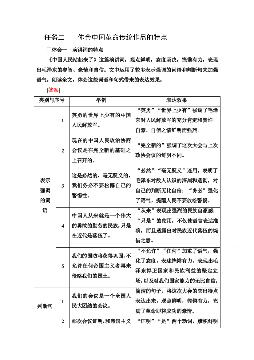 2021-2022学年新教材语文选择性必修上册学案：第1单元