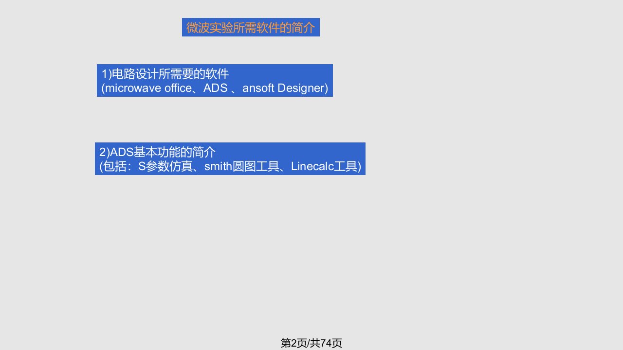 重庆大学微波技术基础实验