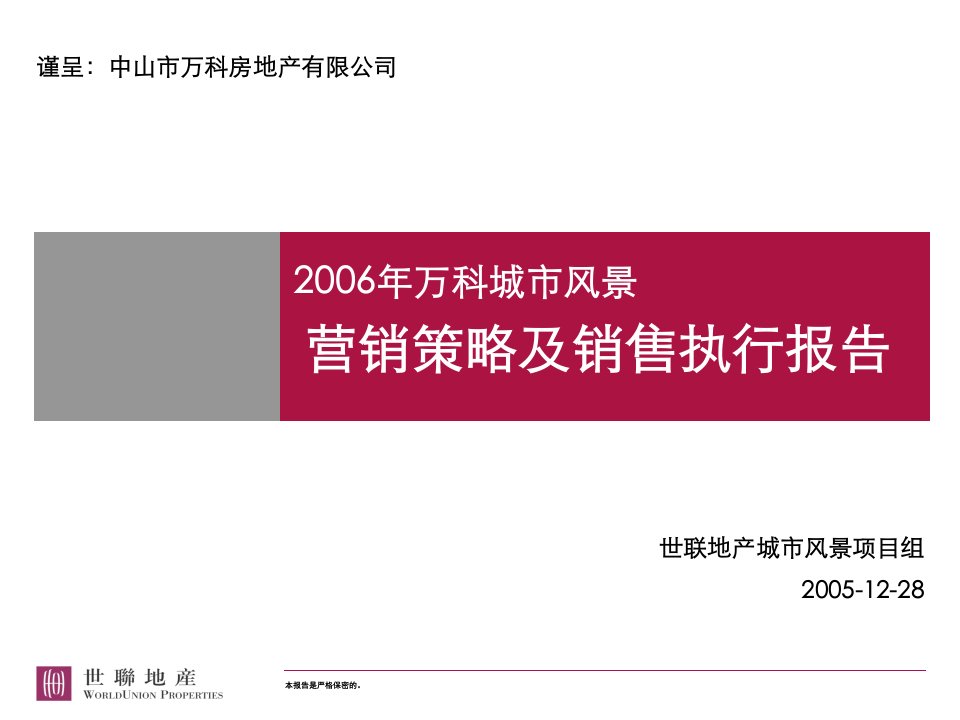 某地产营销策略及销售执行报告