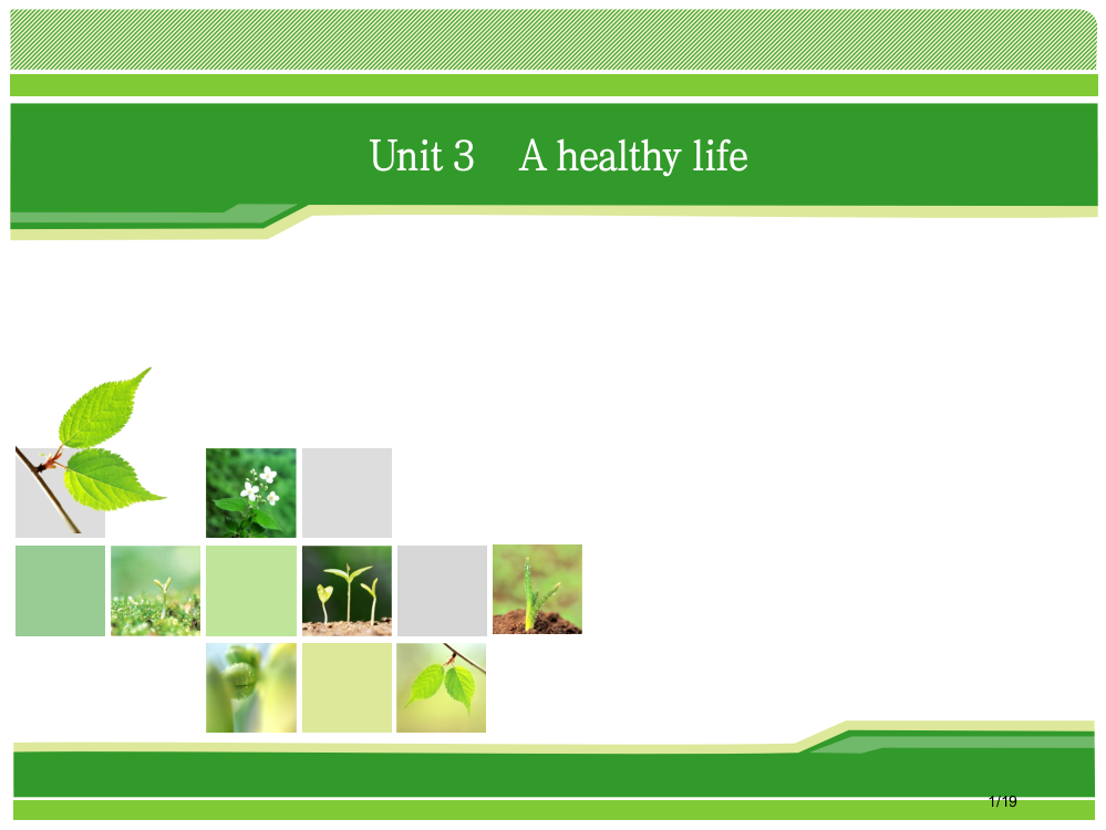 unit3Ahealthylife市公开课一等奖省赛课微课金奖PPT课件