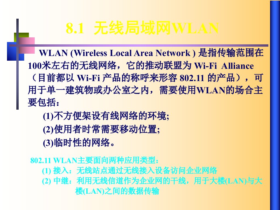 无线局域网WLAN