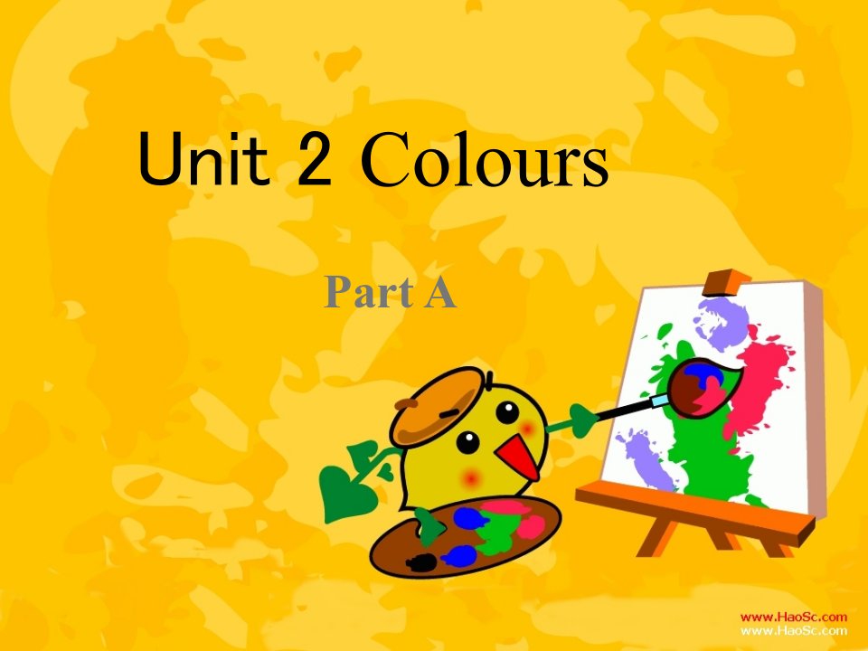 小学三年级上册英语Unit2-colours课件全套