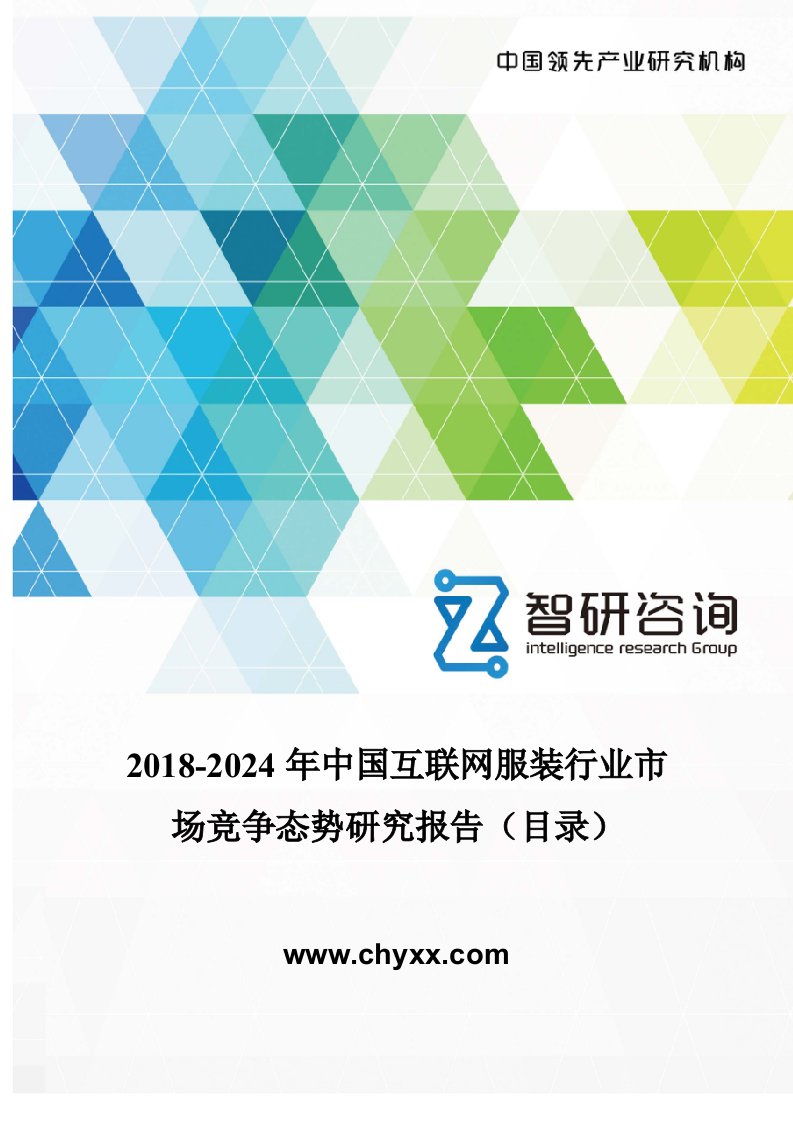 2018-2024年中国互联网服装行业市场竞争态势研究报告(目录)