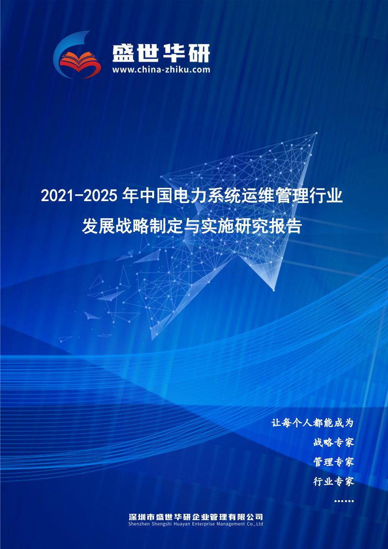 2021-2025年中国电力系统运维管理行业发展战略制定与实施研究报告