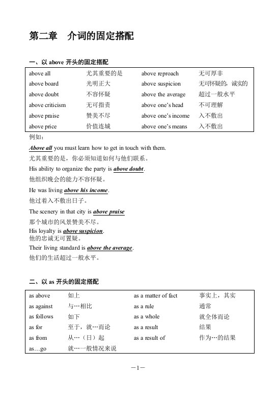 2《大学英语固定搭配集萃》正文-2