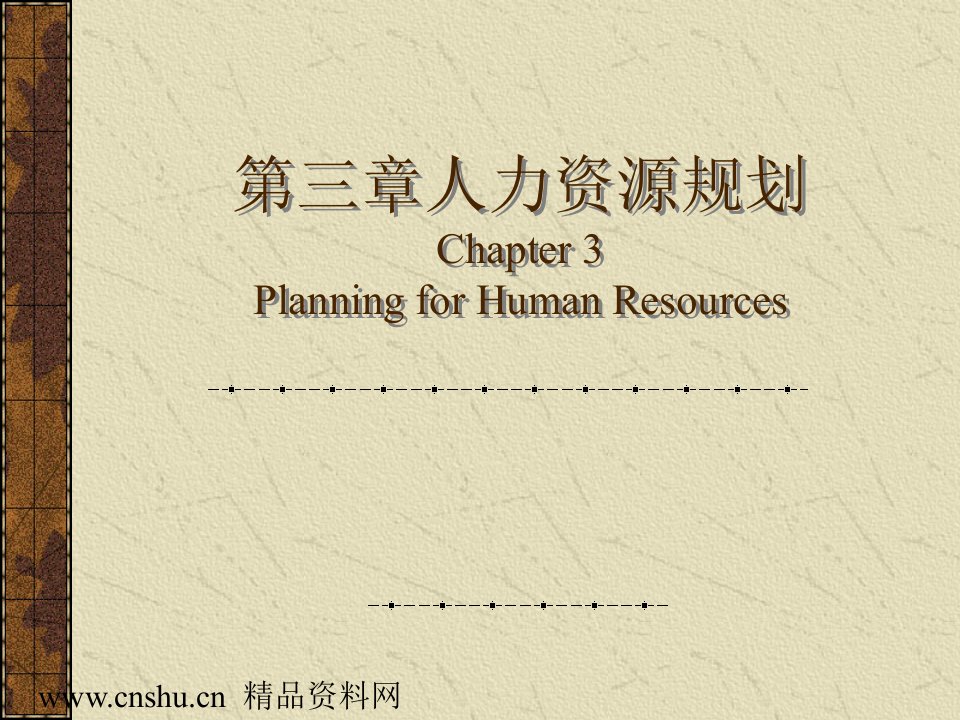 第三章人力资源规划（ppt45)