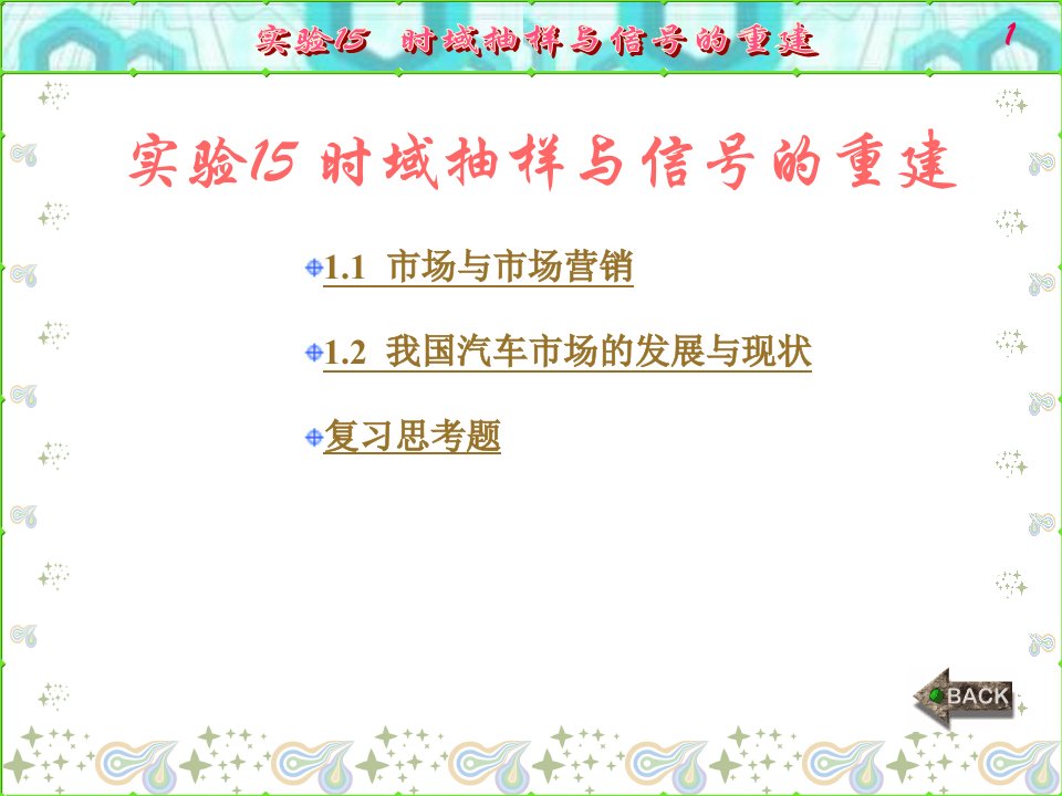 数字信号处理实验(MATLAB版)实验15时域抽样与信号的重建