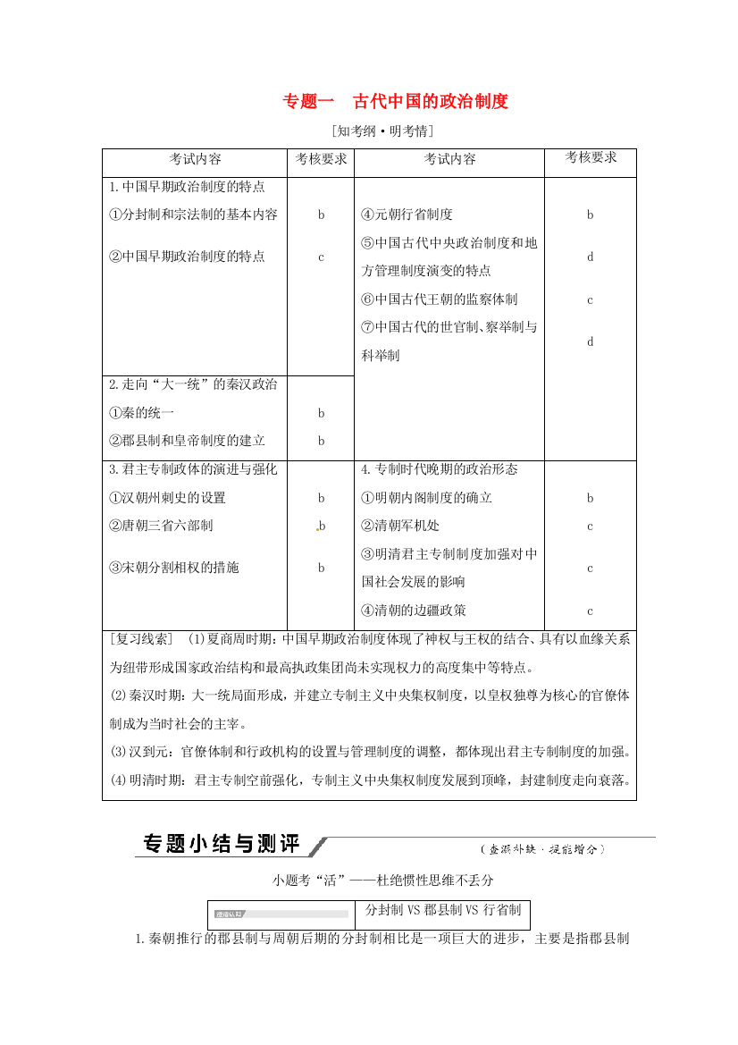 （浙江选考）高考历史学业水平考试