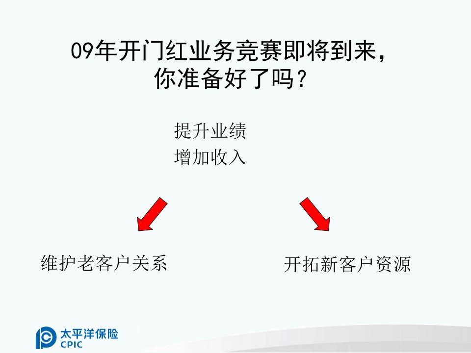 太保08年年底客户积累方案14页.PPT