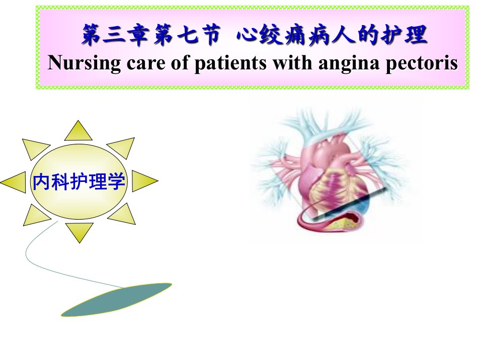 内科护理学心绞痛病人的护理