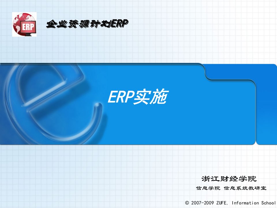 ERP选型与实施