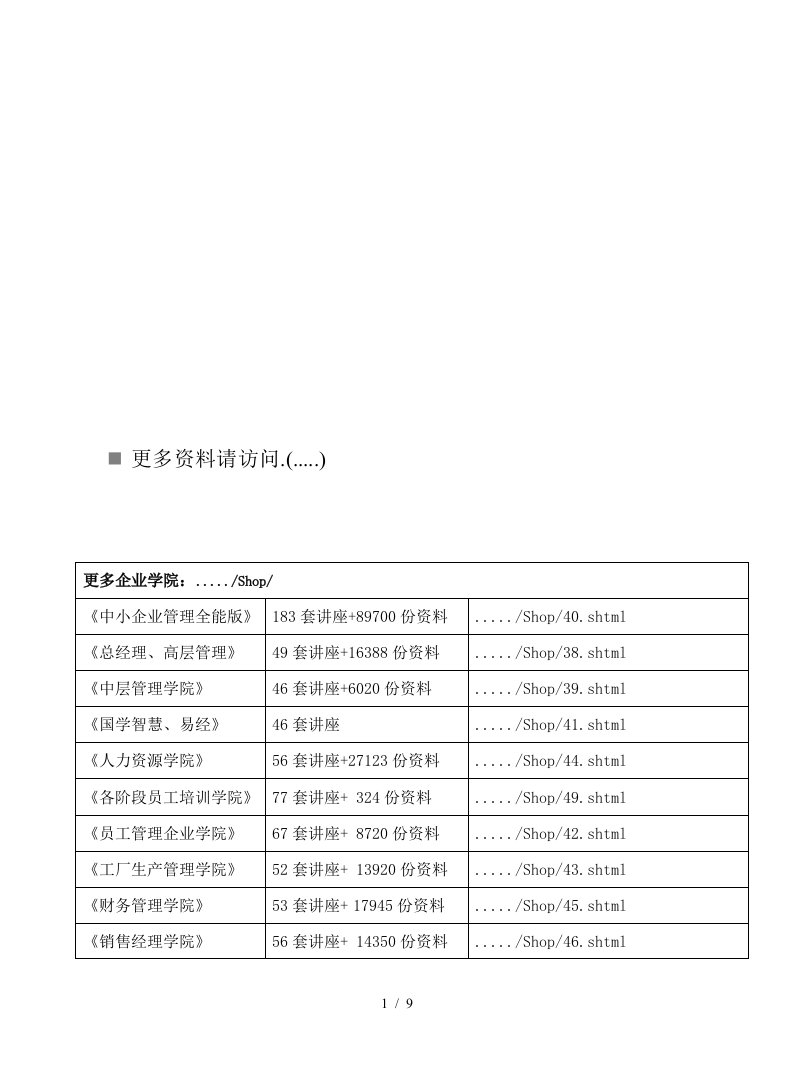 大学金融学专业培养方案和教学计划