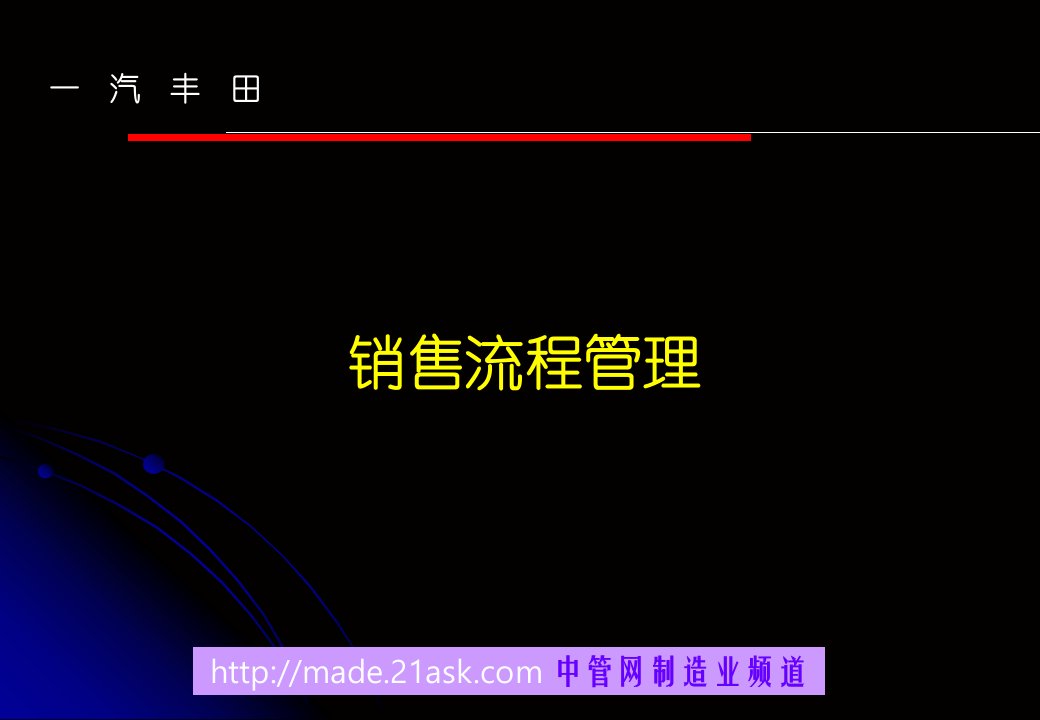 《一汽丰田销售流程管理》(57页)-营销制度表格