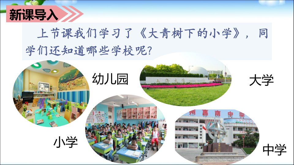 部编人教版小学语文三年级上册2《花的学校》ppt课件