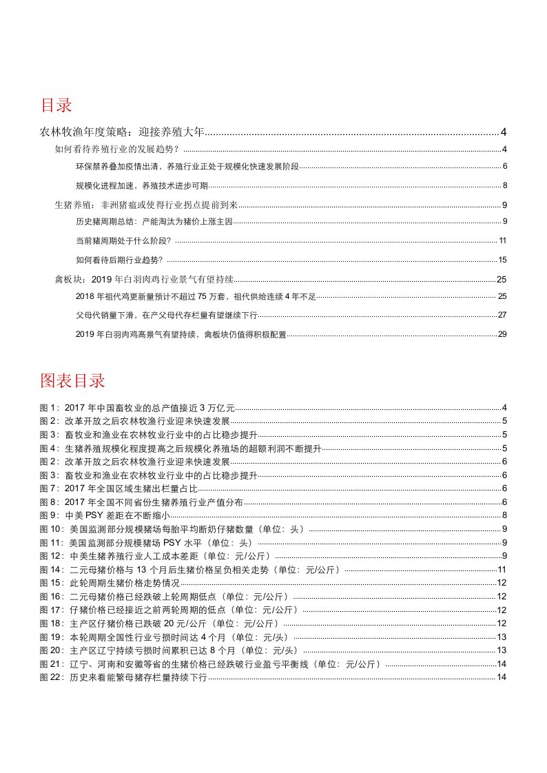 农林牧渔行业2019年度策略报告：迎接养殖大年