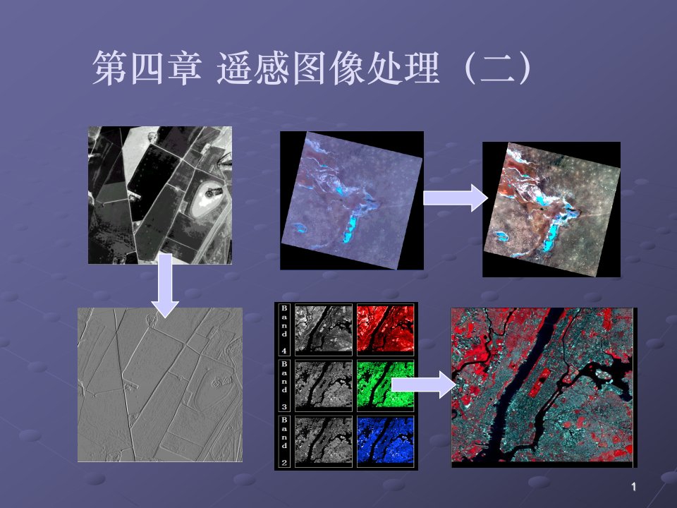 遥感技术与应用原理第4章遥感图像处理技术2