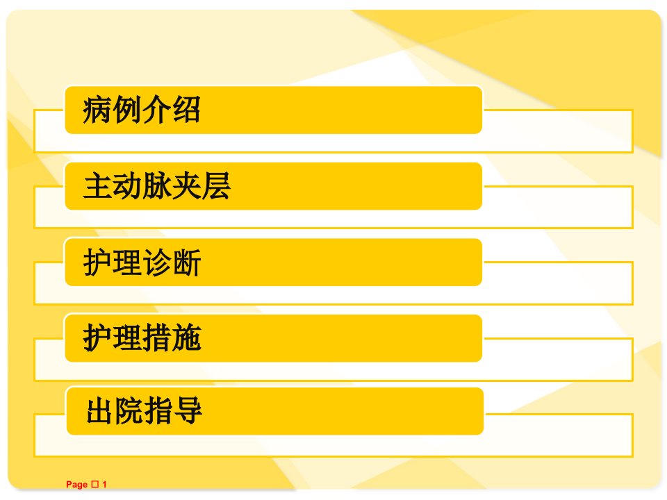 主动脉夹层的护理查房深度分析