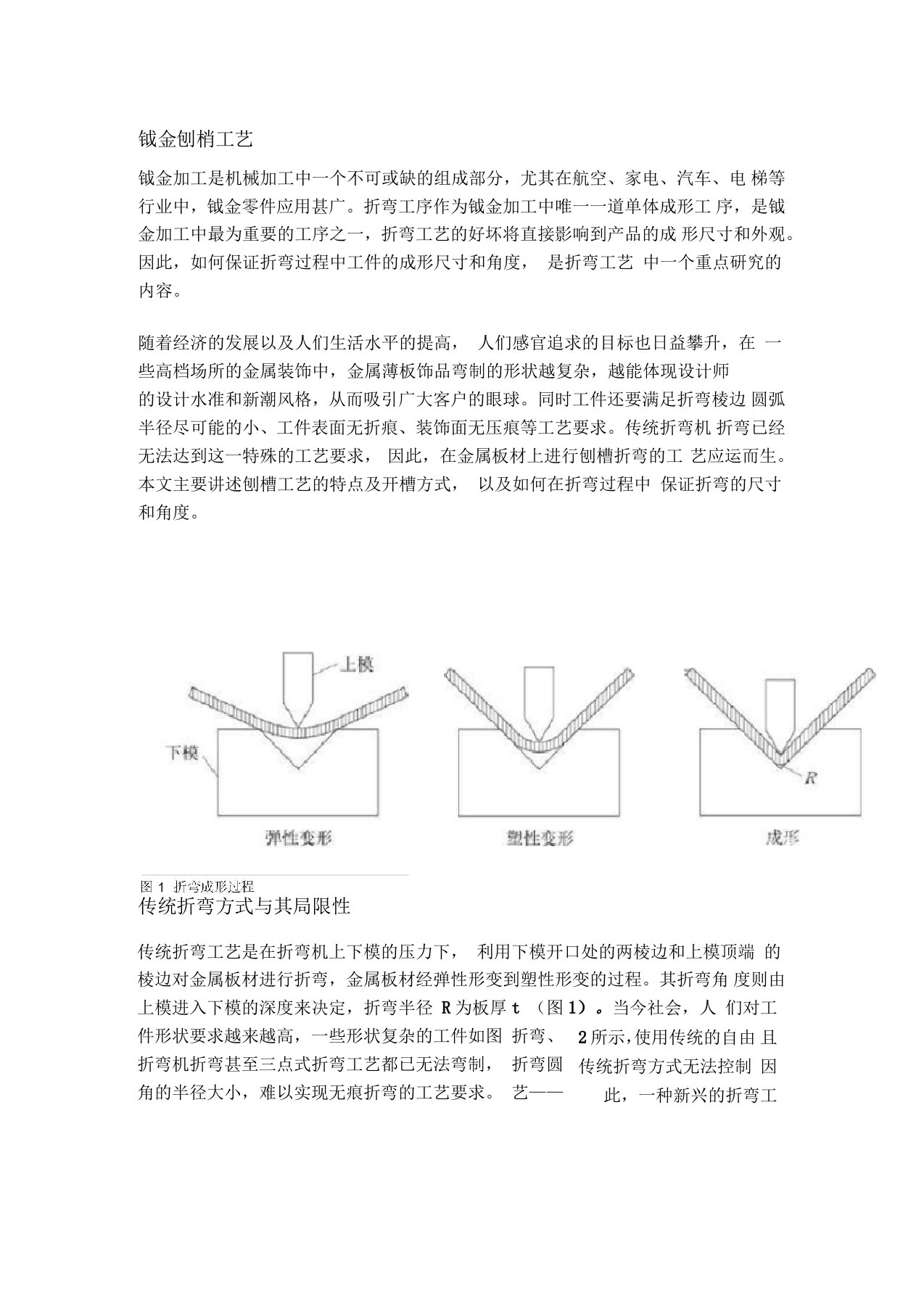 钣金刨槽工艺